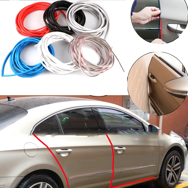 

5M Car Styling Edge Guards Trim Strip Accessories For Mitsubishi Asx Lancer 10 9 Outlander 2013 Pajero Sport L200 Expo Eclipse