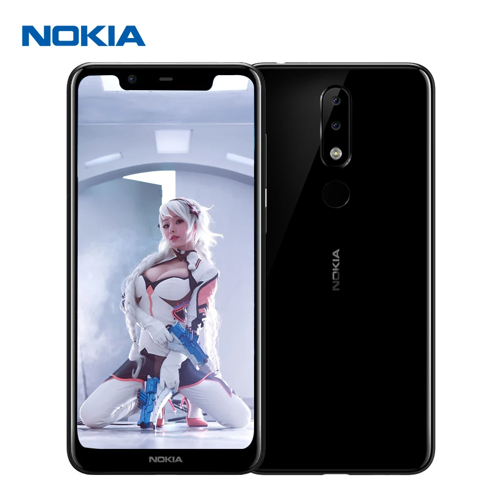Nokia X5 4G RAM 64g ROM 5 86 '񟽤 мАч Octa Core 3 Камера 13MP и 5MP 8MP Dual Sim Android отпечатков пальцев