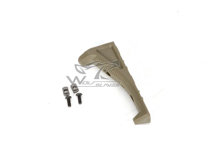 Армейский зеленый WOLFSLAVES наружная рукоятка M-LOK Foregrip AFG вода G un Регулируемая охотничья рукоятка для игрушки G un аксессуары для NERF G un рукоятка - Цвет: Армейский зеленый