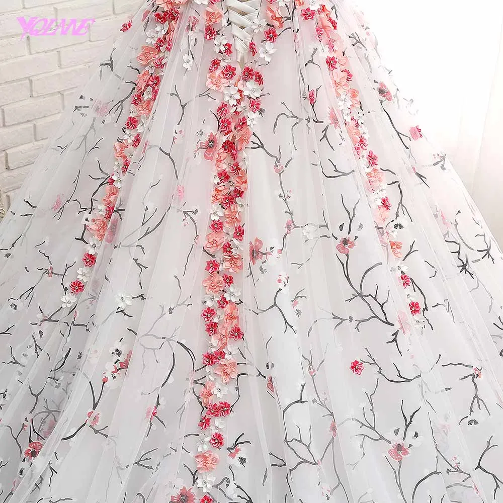 YQLNNE, Vestido Debutante, бальное платье с открытыми плечами, на шнуровке, милое 16 платье, Vestidos De 15 Anos
