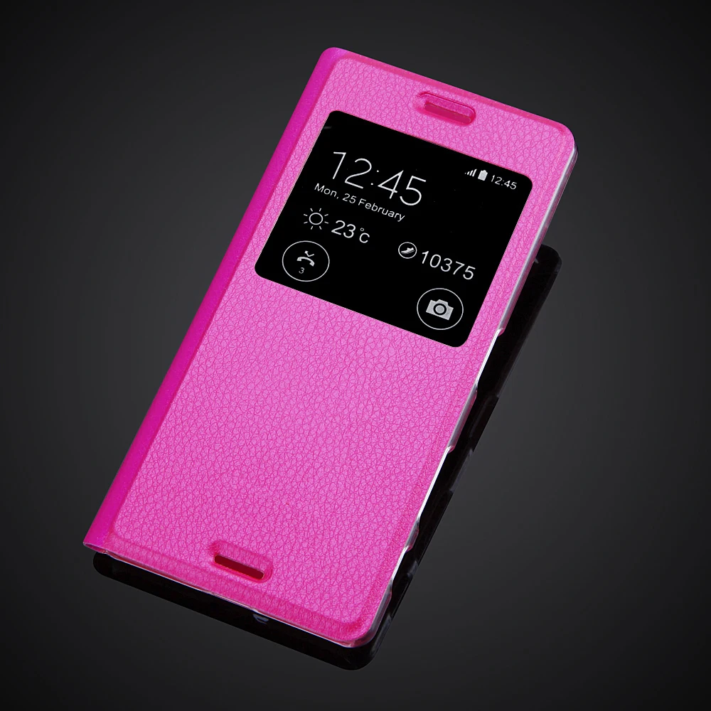rose X Dua Fundas роскошный модный чехол для телефона для sony Xperia X F5122 F5121& X с двойным окошком обзора откидной Чехол из искусственной кожи чехол - Цвет: rose
