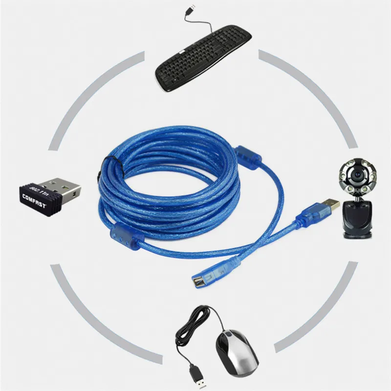 1 5 m 3M USB кабель удлинитель для Медь подключения к usb адаптеру Продлить