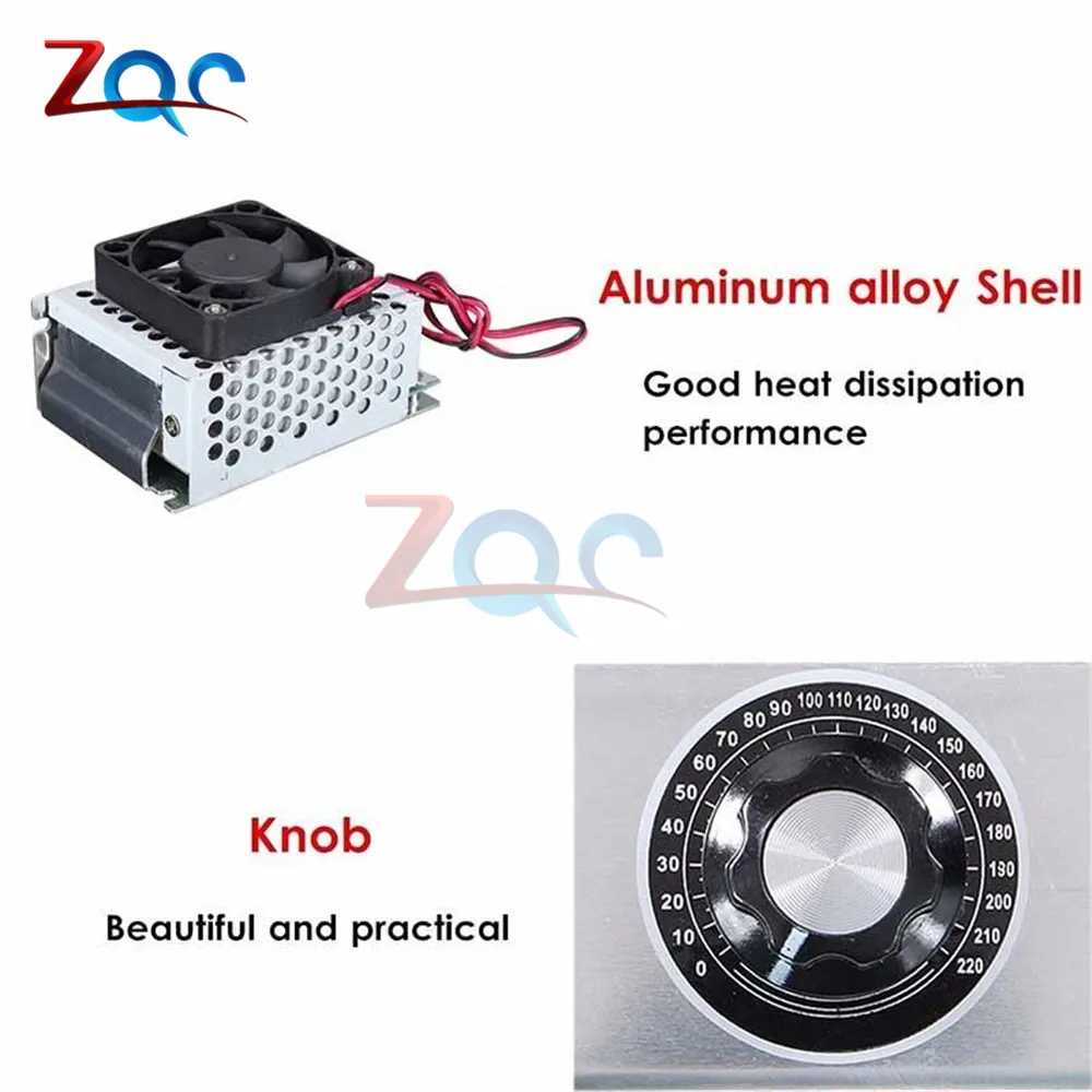 Регулятор скорости электродвигателя переменного тока 220 В 4000 Вт регулятор