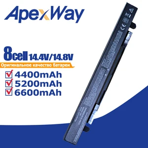 8-элементный аккумулятор Apexway для Asus, аккумулятор для Asus, A450, F550CA, K550LB, R510CA, A450C, F550CC, K550LC, R510CC, A450CA, F550E, K550V, R510D