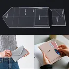 1 Набор сделай сам, клатч, кошелек, бумажник, акриловый шаблон, кожаный шаблон, шаблон сделай сам, инструменты для работы с кожей, режущая модель 18 см * 11 см * 1 см