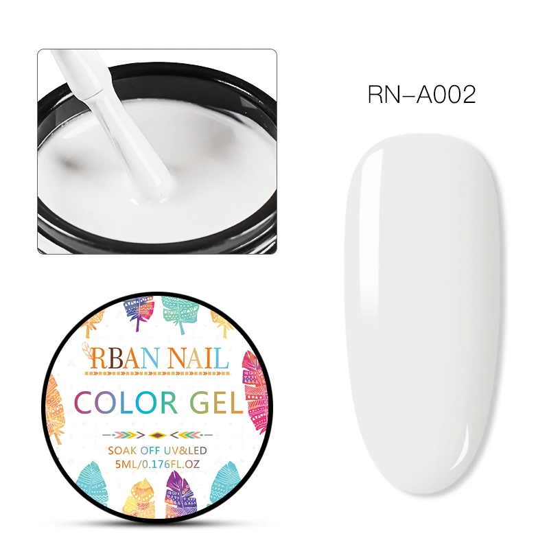 BS00433 RBAN лак для ногтей быстрое наращивание пальца впитывающийся УФ акриловый гель для ногтей УФ светодиодный строительный гель - Цвет: BS00433