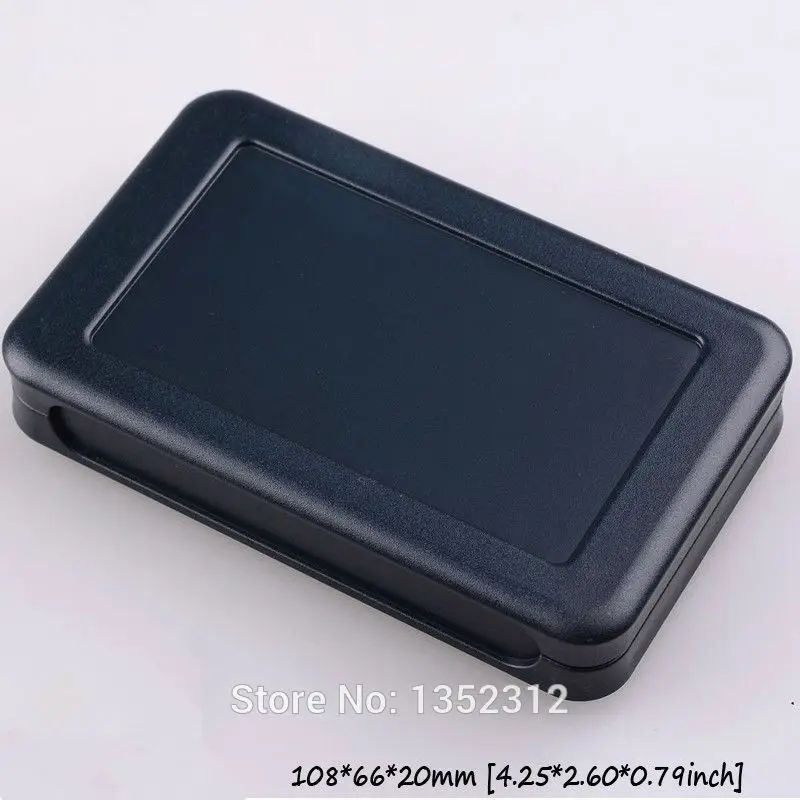 

Free shipping 3 pcs/lot 108*66*20mm ABS handheld box plastic enclosure electronic case plastic electronics diy box junction box