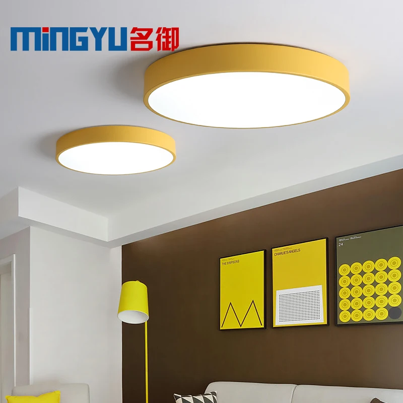 Modern LED Ceiling Light Surface Mount Lamp Living Room Bedroom Bathroom Remote Control Home Decoration Kitchen Lighting | Лампы и