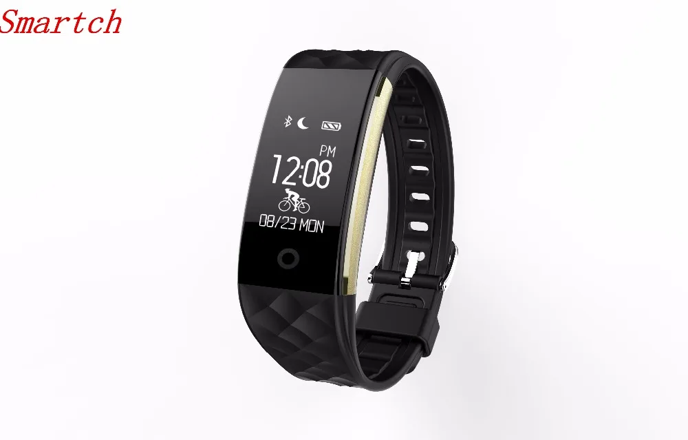 Smartch S2 Смарт Браслет монитор сердечного ритма шагомер IP67 Водонепроницаемый
