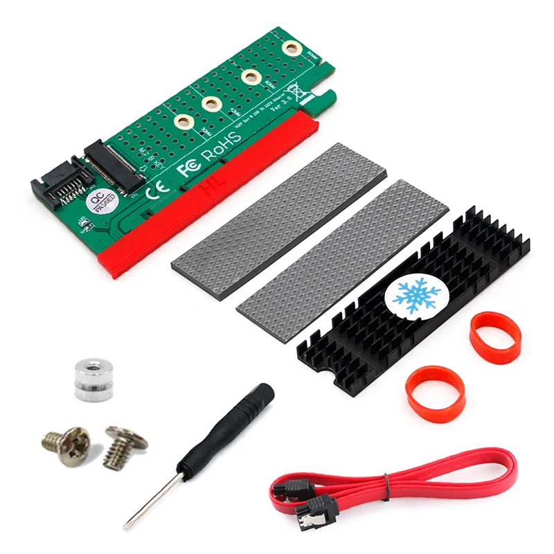 Адаптер NGFF M.2 B для SATA Bus SSD/SATA3 PCI Express x1 x4 x8 x16|Платы расширения| |