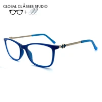 women acetate glasses frame eyewear eyeglasses reading myopia prescription lens 1 56 index cxj 17011 c2