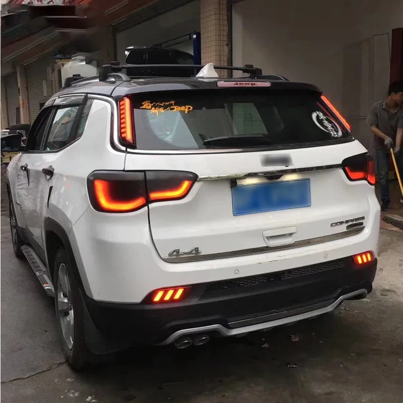 ShenLao для Jeep Compass 2017 2018 Многофункциональный Автомобильный светодиодный задний