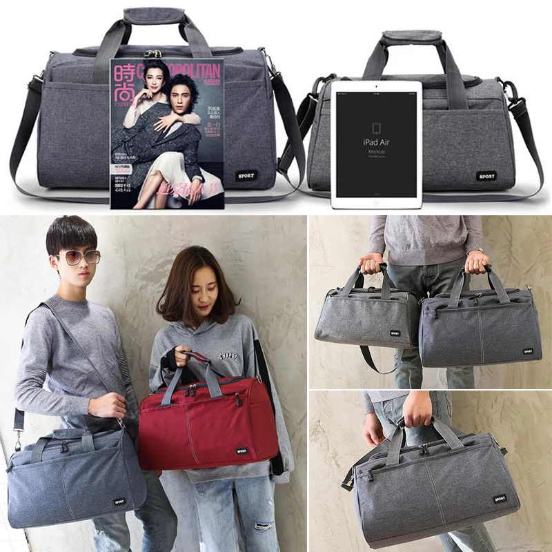 

Scione Outdoor Travaling Camping Hiking Foldable Sport Bag Nylon Waterproof and Portable Men's Training Gym Bag for Fitness