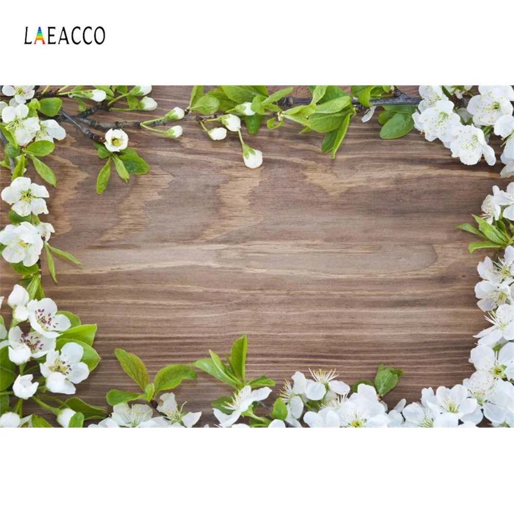 Vinyl Background Wooden Board Flower Petals Birthday Photocall Baby Shower Food Cake Photography Backdrop For Wedding Studio | Электроника