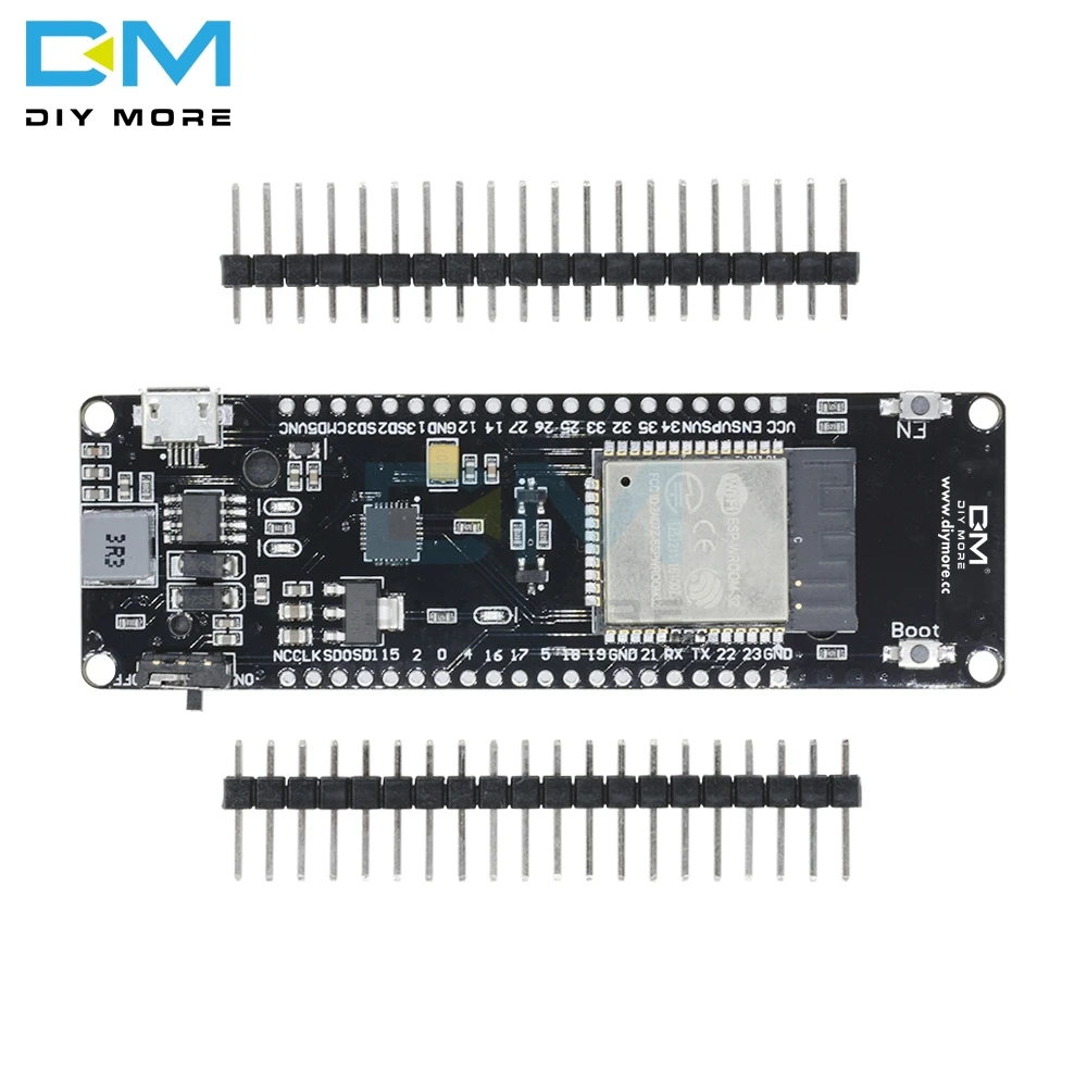 ESP32 ESP 32S для WeMos WiFi Беспроводная Bluetooth макетная плата CP2102 CP2104 модуль с 18650 зарядным