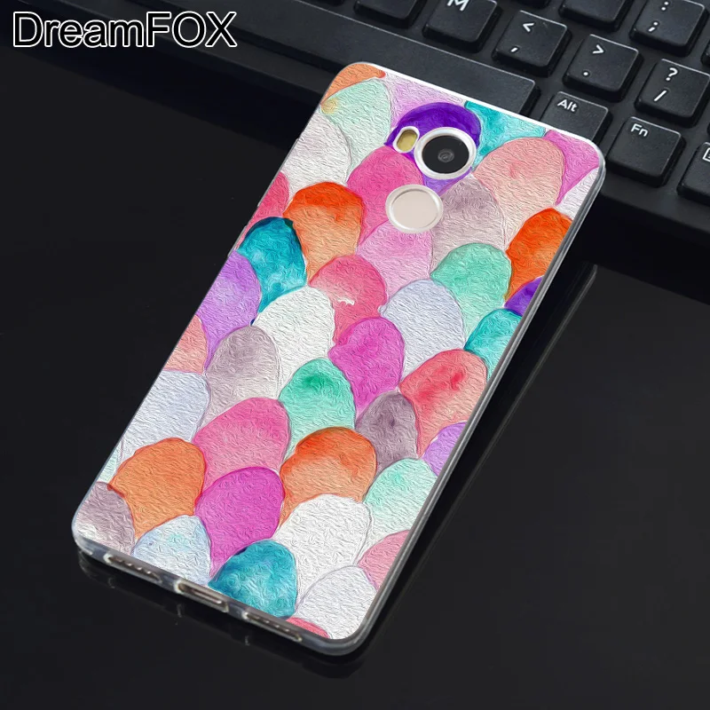 DREAMFOX M258 Русалка рыбы чешуи Мягкий ТПУ силиконовый чехол для Xiaomi Redmi Note 3 4 4X5 5A 6 7 Pro