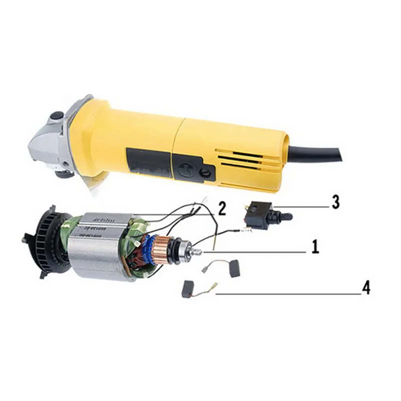 

Tool Accessories Rotor Stator Carbon Brush Switch For DEWALT DW803 DW810 Angle Grinder Electric Mill