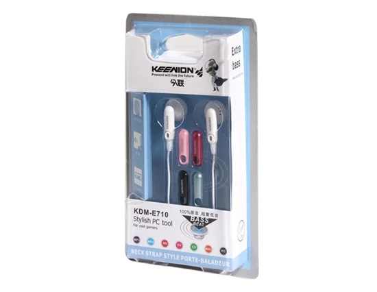 KEENION KDM-E710 In-ear Stereo Sound Wired Earphones for Cell Phones with 3.5mm Audio Jack (White) |