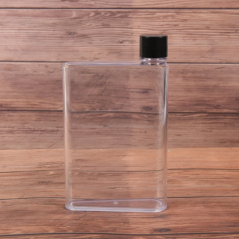 1 шт. удобный портативный плоский чайник Спортивная бутылка для питьевой воды A5/A6