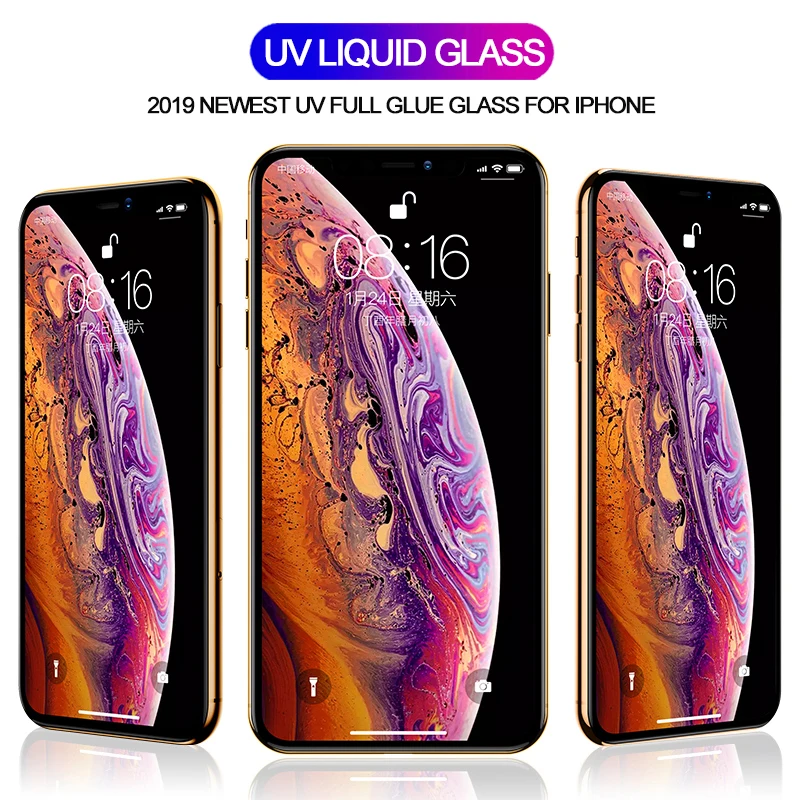 Защитное стекло закаленное для iPhone XS MAX/XR/X/4D/5D/6D/9D/7/6/6S/8 Plus/XS/XR|Защитные стёкла и