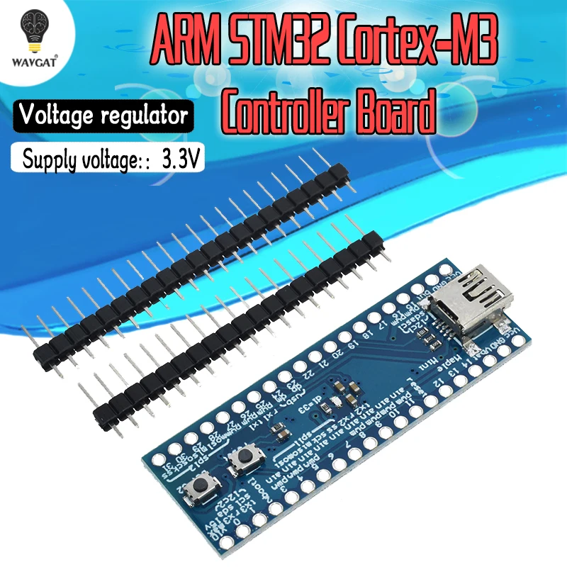 STM32F103CBT6 клен Мини рука STM32 Cortex M3 Минимальный Системы макетная плата 3 V USB цифрового