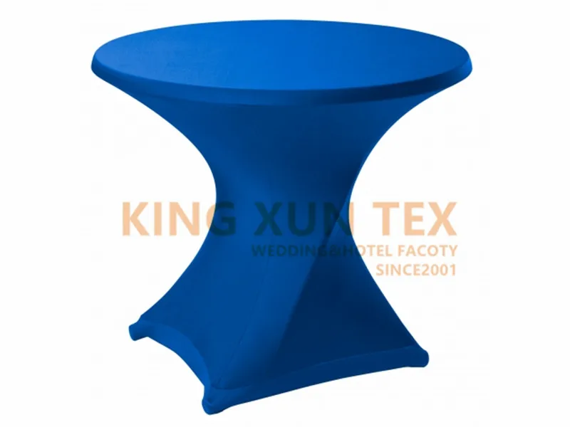 royal blue 76 см высота растягивающийся барный стол покрытие спандекс лайкра Коктейльные скатерти для отеля вечерние свадебные скатерти украшения - Цвет: royal blue