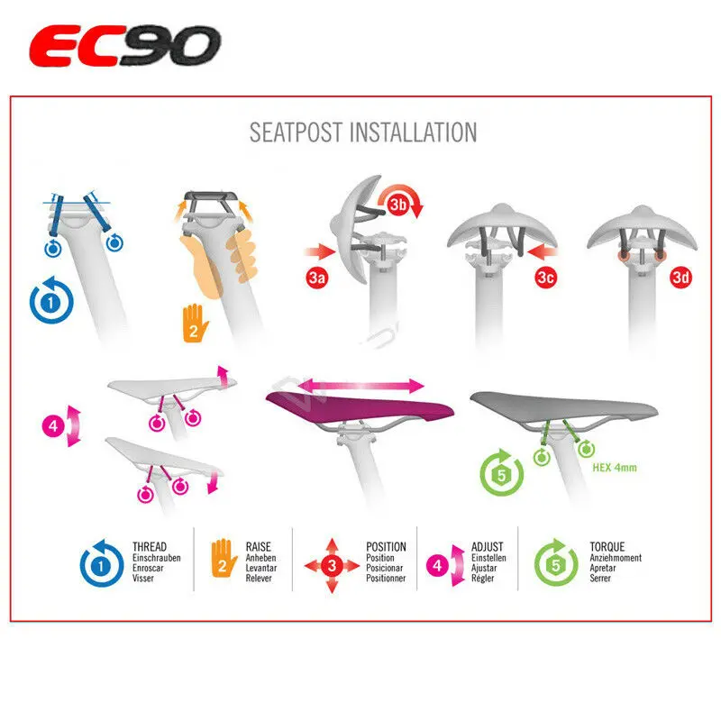 EC90 MTB велосипеда Горный Дорожный велосипед седло велосипедное седло из дышащей искусственной кожи Мягкая Подушка седла 240*143 мм