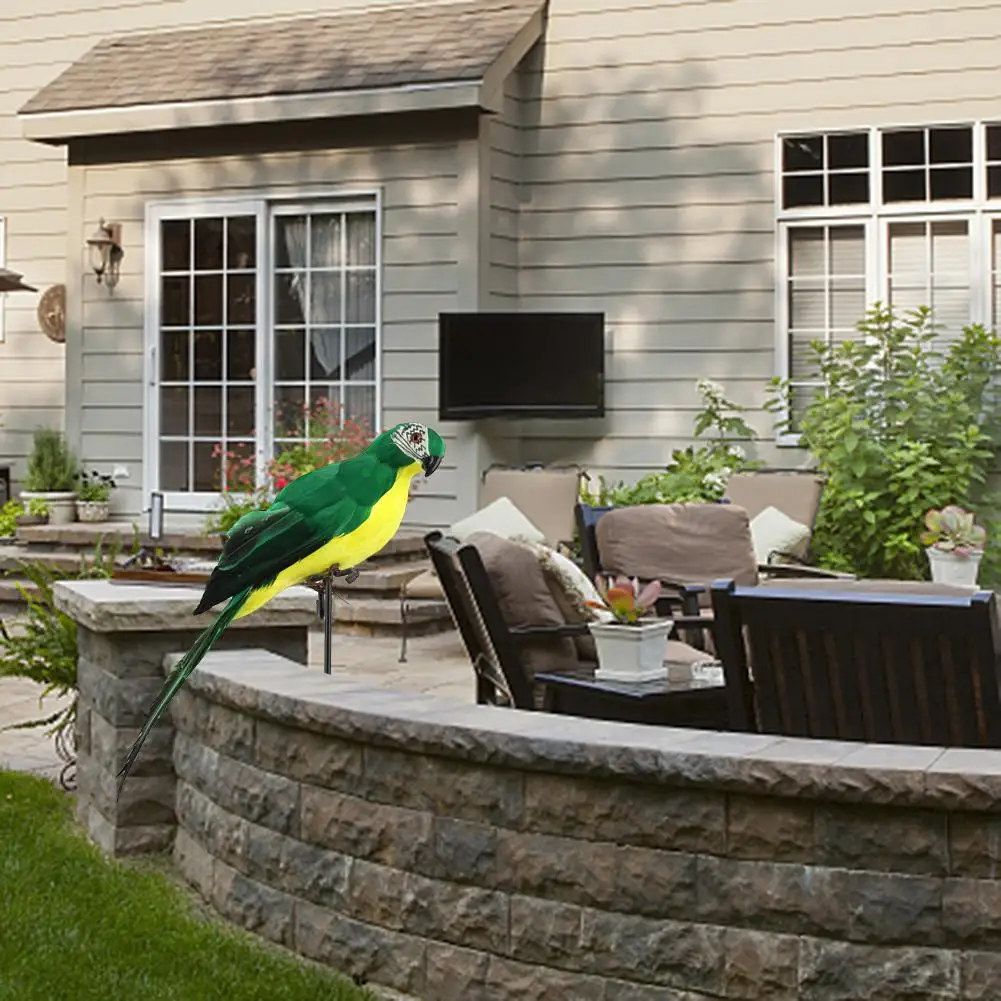 25 см ручная работа Искусственное перо фигурка газона украшение животное птица