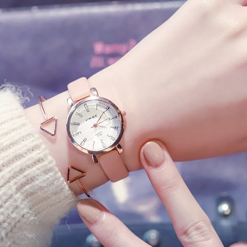 Изысканные женские модные кварцевые кожаные часы наручные Relogio Feminino простые Montre