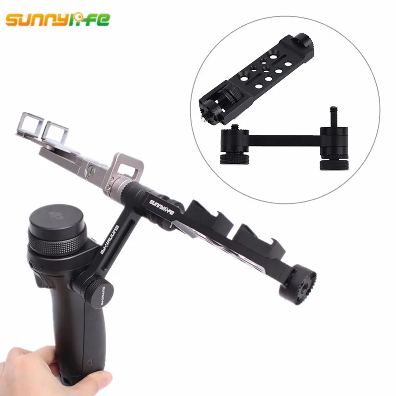 Sunnylife DJI Осмо мобильный Монтажный Зажим адаптер + прямой удлинитель аксессуары