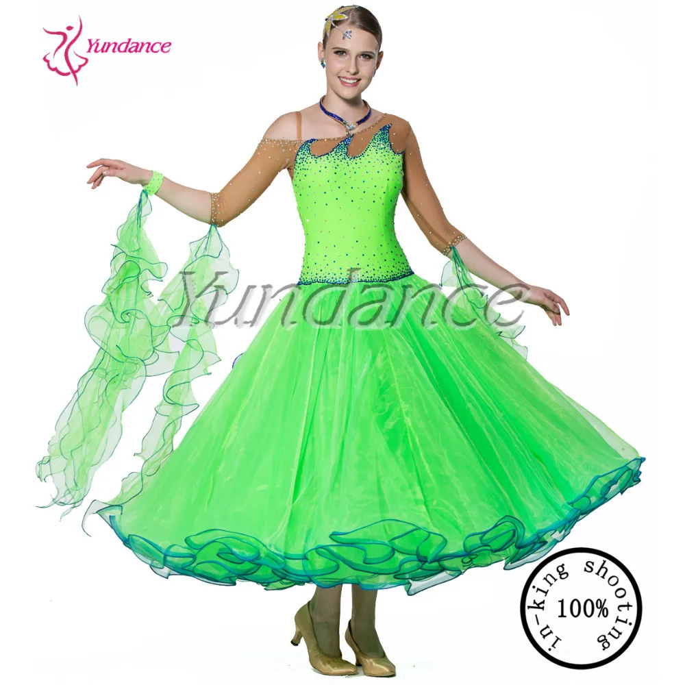 

waltz dancing dress for girls competition B-13267