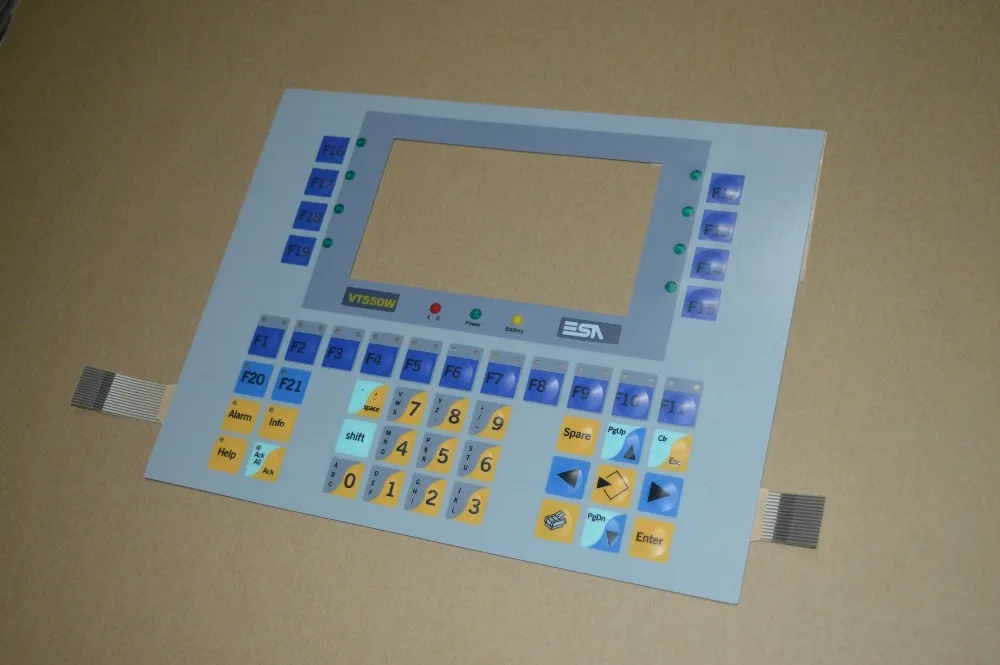 Новинка VT550 VT550W VT 550 550W VT55000P0 55000P0 HMI ПЛК мембранный переключатель панель