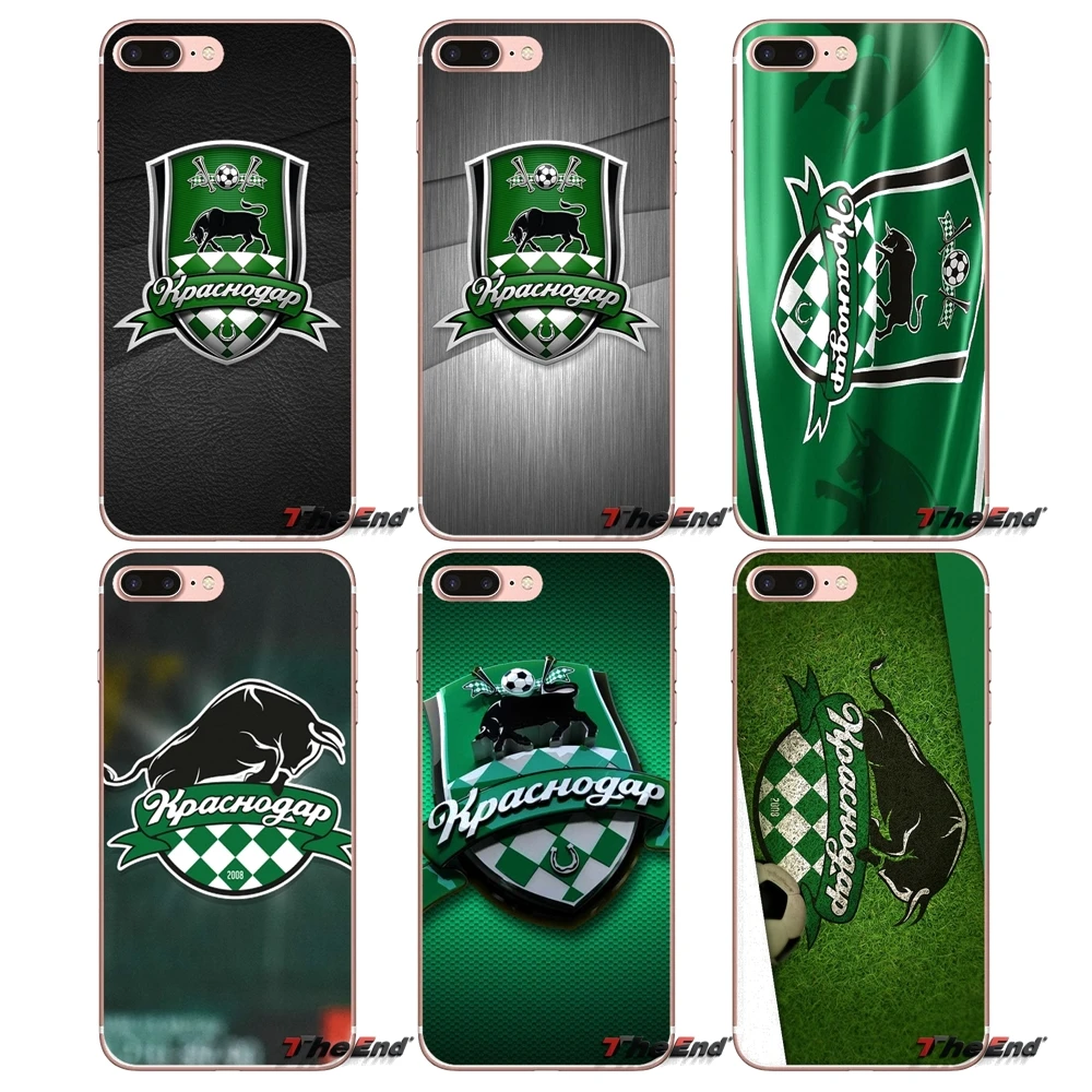 Чехол с логотипом для Samsung Galaxy S9 Plus Note 8 One oneplus 5T Meizu M5s LG V30 HTC U11 Capa Football Club FC Krasnodar Byki |