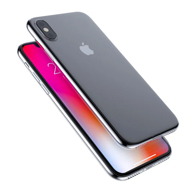CAPSSICUM Ультратонкий Мягкий Прозрачный чехол для iPhone X Xs Max XR прозрачные чехлы из