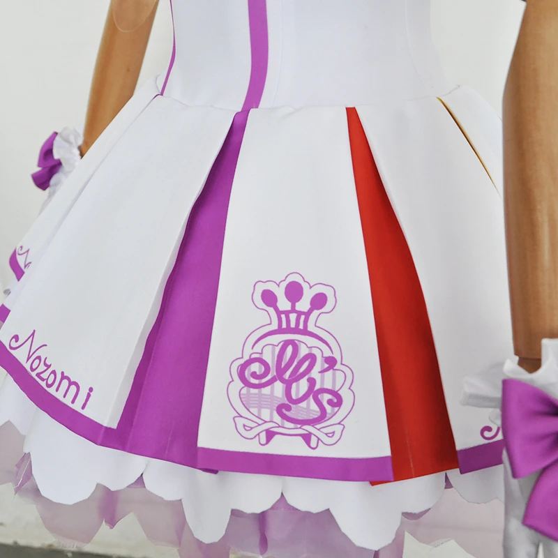 Аниме Love Live Косплей аркадная игра 4 го поколения Nozomi Tojo карнавальный костюм