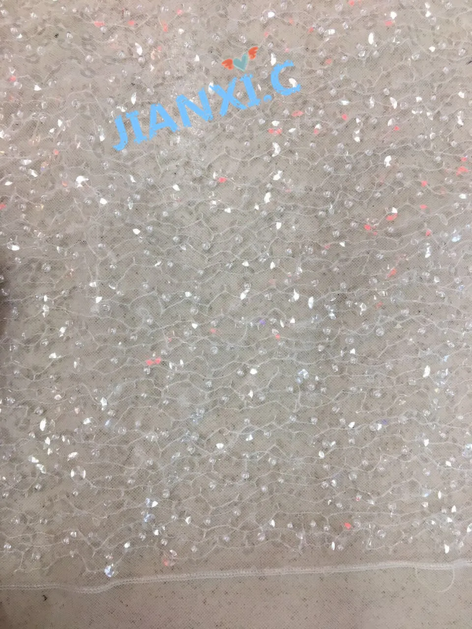 Вышитый тюль сетка свадебное кружево материал фототкань с полными бусинами и