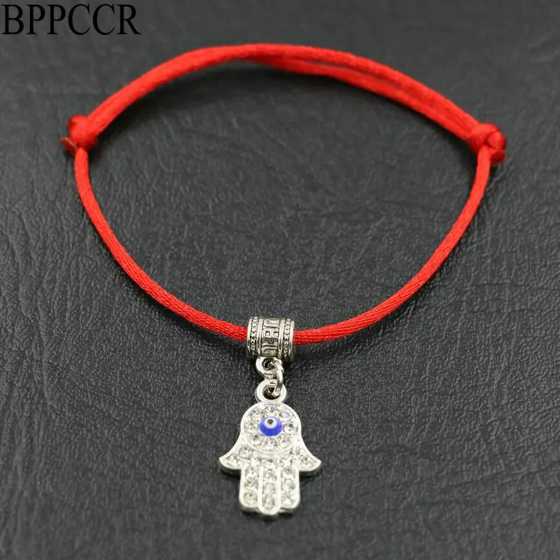 BPPCCR Новый стиль Для женщин ярко красного цвета Веревка строки нить Браслеты