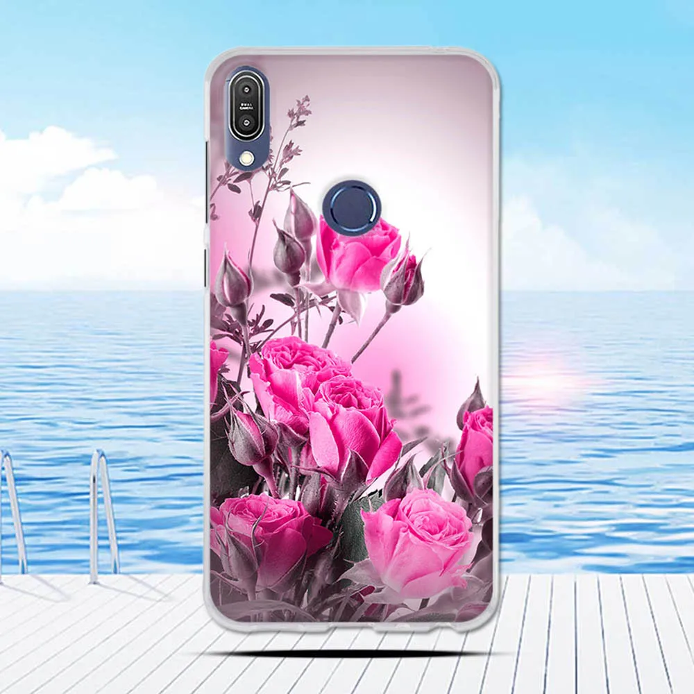 For ASUS Zenfone Max Pro M1 ZB601KL Case Print Cat Soft Silicone for Cover Funda | Мобильные телефоны и аксессуары
