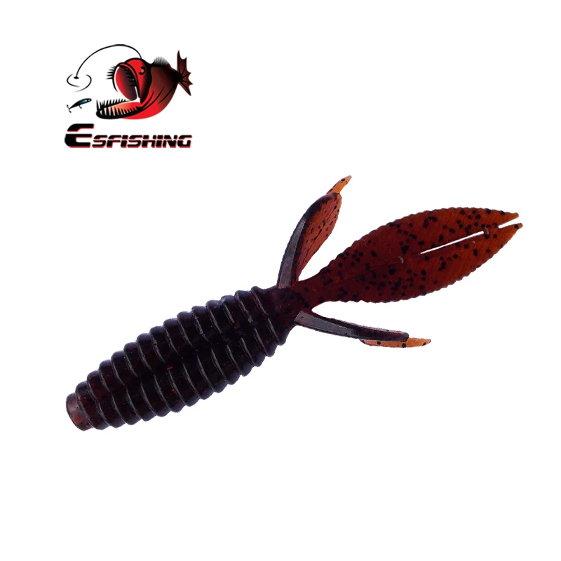ESFISHING рыболовная приманка мягкая Leurre Souple Platypus 6 шт. 100 мм 9 г искусственная Crankbait Iscas