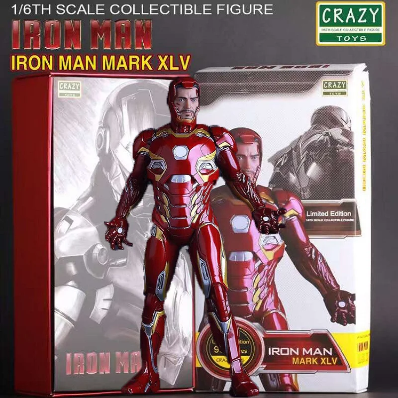 1:6 Сумасшедшие игрушки Железный человек Tony 12 &quotограниченное издание Мстители
