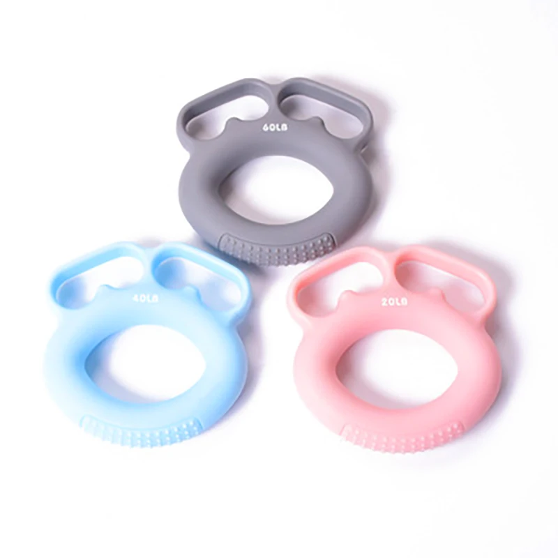 

Silicone Finger Gripper Strength Trainer Resistance Band Hand Grip Wrist Yoga Stretcher Finger Expander Exercise Pow Fitness