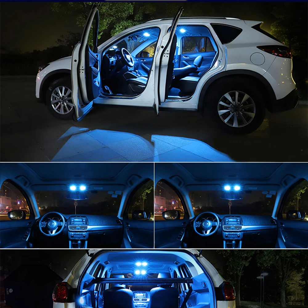 HSUN сигнальная лампа 3030 T10 светодиодная автомобильная W5W 194 168 Led Светодиодные лампы