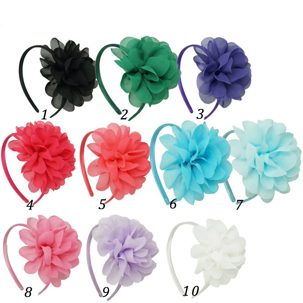 random 11 pcs 11 шт./лот, высококачественные однотонные повязки для волос, аксессуары для волос принцессы, большие банты, пластиковая повязка для волос, повязка для девочек, аксессуары для волос - Цвет: random 11 pcs