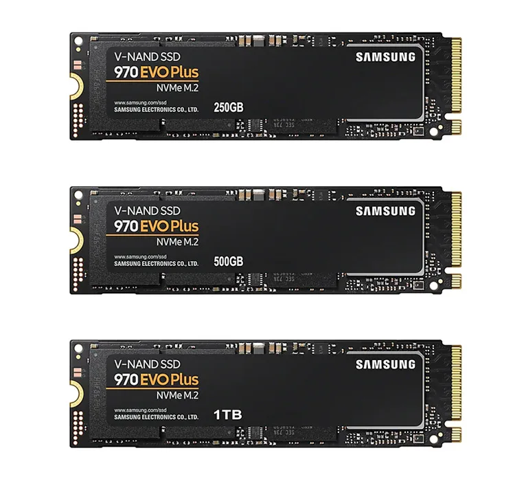 SAMSUNG 970 EVO PLUS M.2 SSD 250GB 500GB Внутренний твердотельный диск Жесткий диск PCIe 3,0x4, NVMe 1,3 1 ТБ MLC