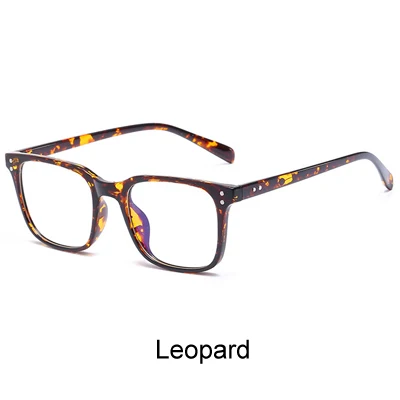 Leopard Двух часах TR90 гибкие очки оправа, желтые игровые очки для компьютера антибликовыми свойствами блокирует свет очки для близоруких X5025 - Цвет оправы: Leopard