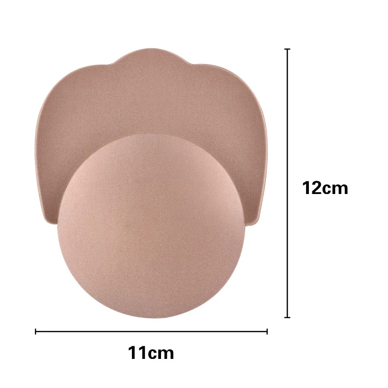 11cm Beige (2pcs) Силиконовые многоразовые накладки на грудь, против морщин, самоклеющиеся, пуш-ап, бюстгальтер, наклейки на соски, невидимый бюстгальтер без бретелек, инструмент для ухода за кожей - Цвет: 11cm Beige (2pcs)