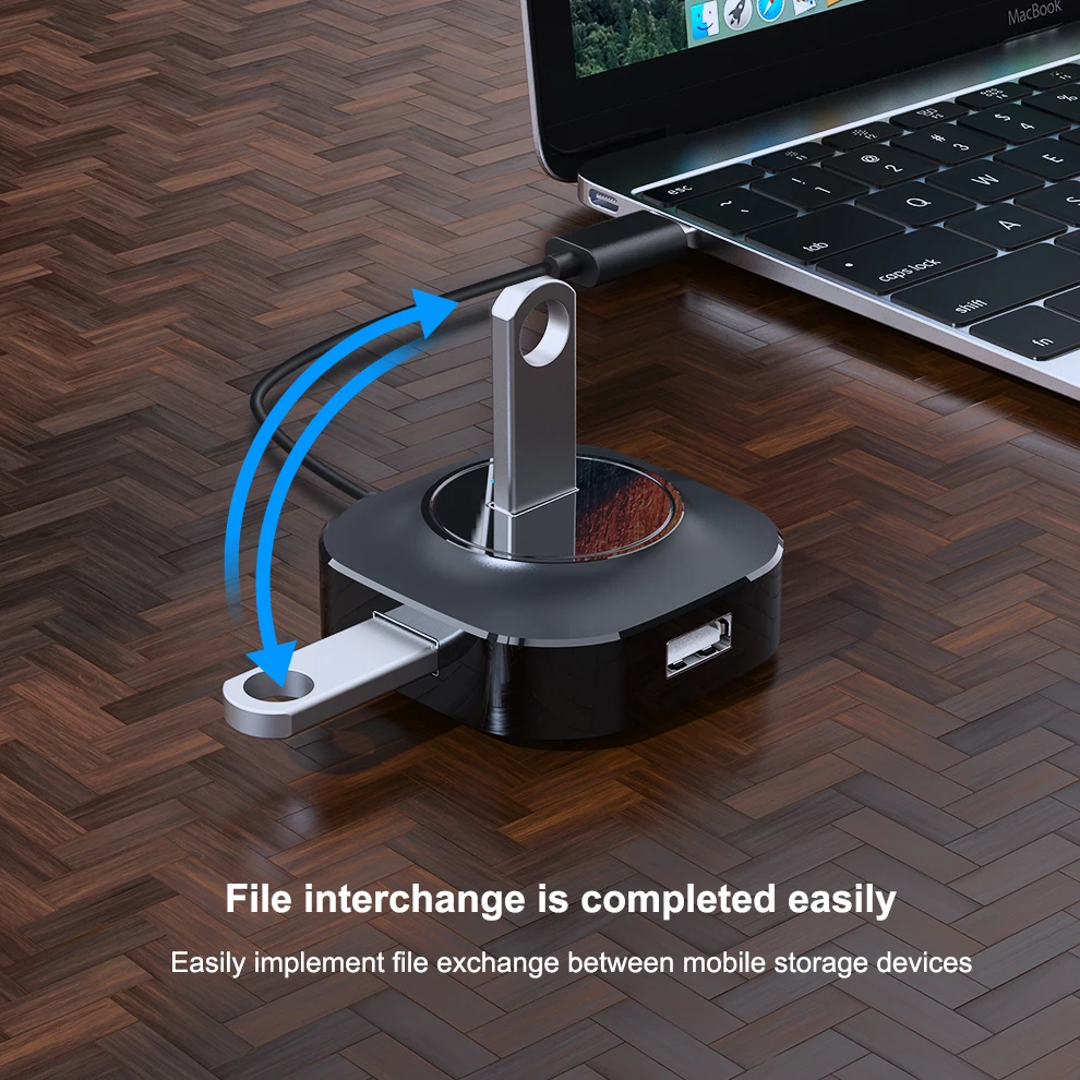 SeenDa usb-хаб 3,0 высокоскоростной 4 порта USB 2,0 Разветвитель переключатель с порт зарядки Micro USB для ПК компьютер ноутбук аксессуары