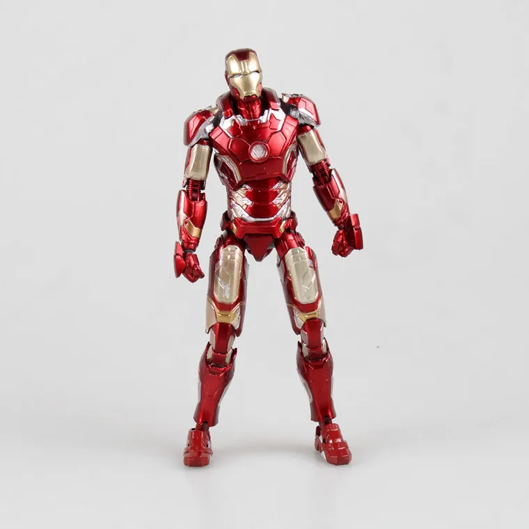 Huong фильм фигурка 16 см Супер Герои SHFiguarts Железный человек Mark 43 ПВХ фигурку