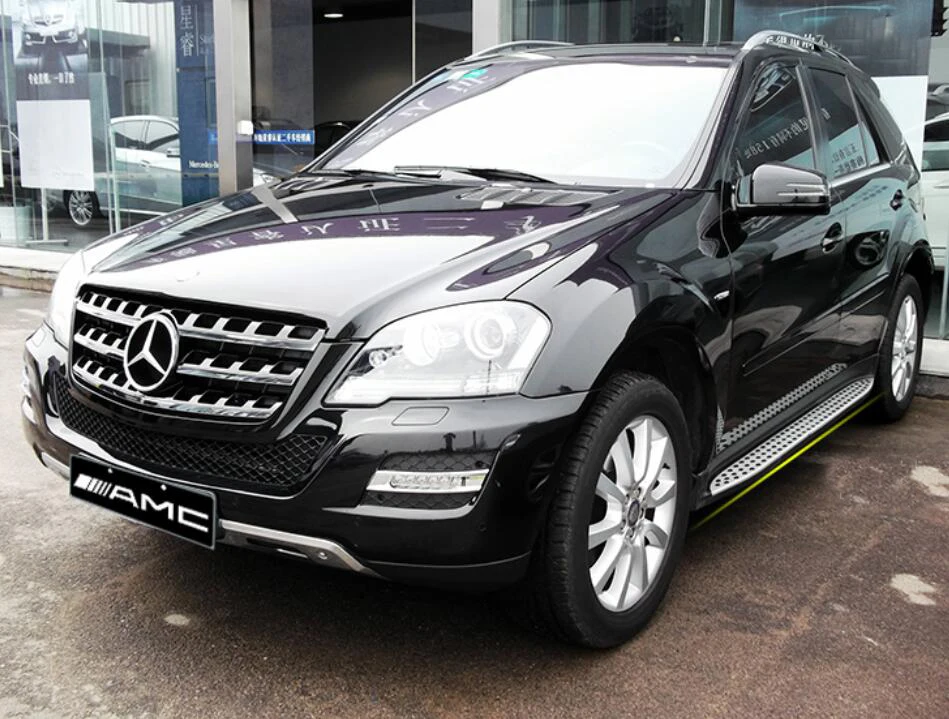 Автомобильные подножки Боковые ступенчатые педали для Mercedes-Benz ML300 ML350 ML400 AMG 2006-2011