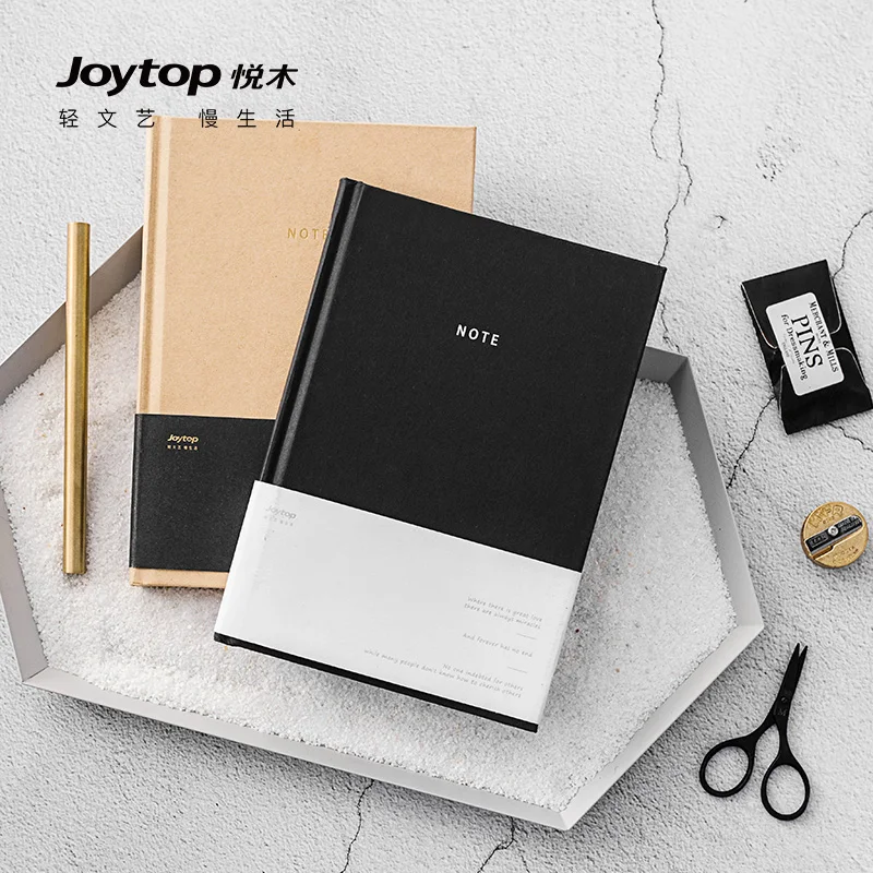 Joytop вечный серии Тетрадь A5 однотонные Цвет пустой блокнот в твердом переплете 1